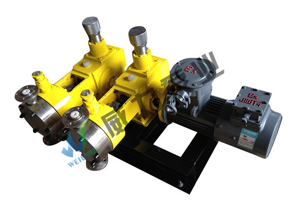 两串联液压隔膜计量泵